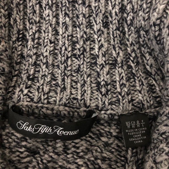 Men’s Saks Fifth Ave knit wool/cashmere sweater - Picture 3 of 4